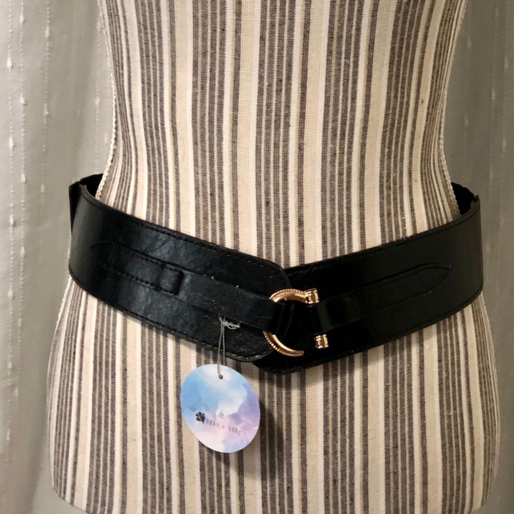 Belt with front closure one size fits all